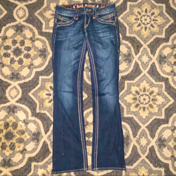 Rock Revival Gwen Boot Cut Jeans, Size 28. - Picture 2 of 6